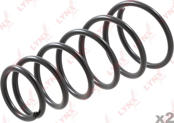 Пружина подвески LYNXauto задняя для Kia Cerato I 2004-2009. Артикул SC-2372