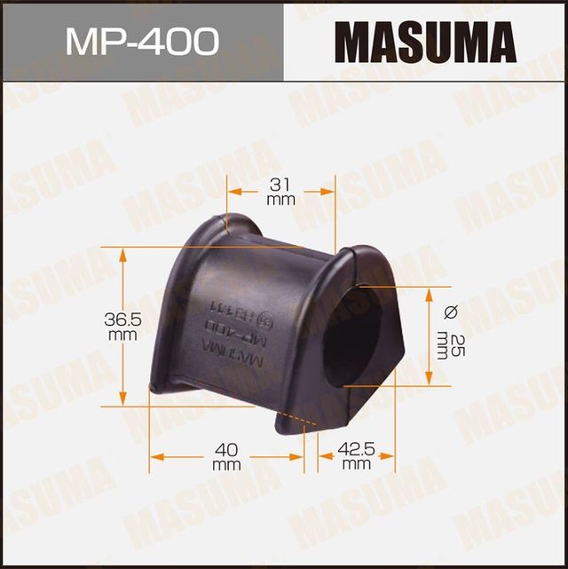 Втулки стабилизатора Masuma. Артикул MP-400
