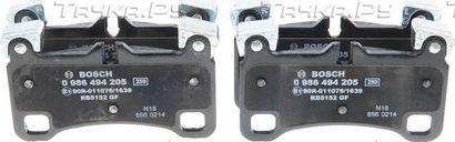 Тормозные колодки Bosch. Артикул 0 986 494 205