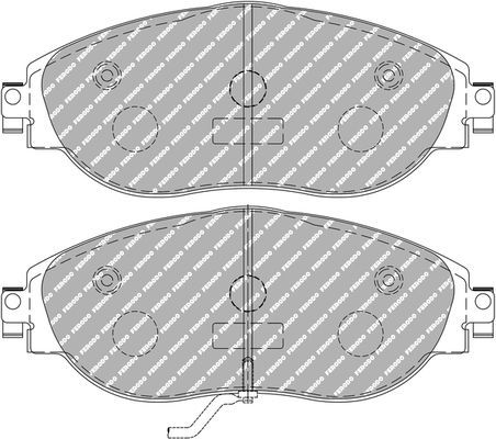 Тормозные колодки FERODO RACING DS PERFORMANCE для SEAT Alhambra II 2010-2026. Артикул FDS4425