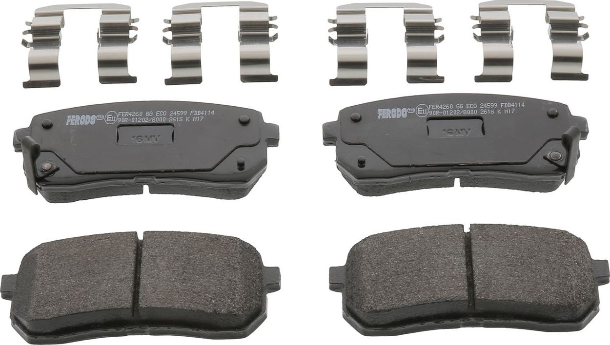 Тормозные колодки Ferodo Premier Eco Friction. Артикул FDB4114