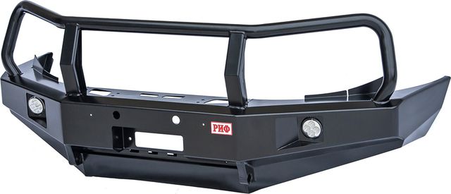 Бампер силовой РИФ передний с доп. фарами и защитной дугой для Ford Ranger T6 2011-2015. Артикул RIFRT6-10350