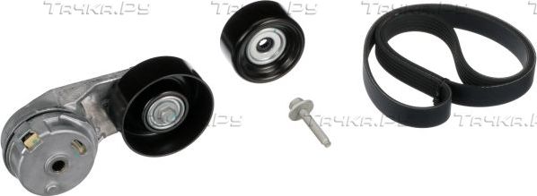 Приводной ремень поликлиновой с роликами (комплект) Gates Micro-V® Kit для Opel Antara I 2010-2017. Артикул K086PK1980