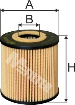 Масляный фильтр MFilter для Volvo S40 I 1995-2003. Артикул TE 4012