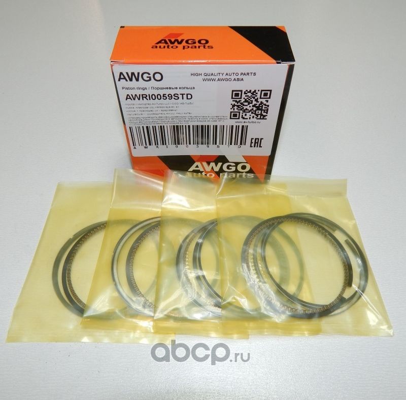 Компл. колец STD на 4 поршня AWRI0059STD (Awgo). Артикул AWRI0059STD