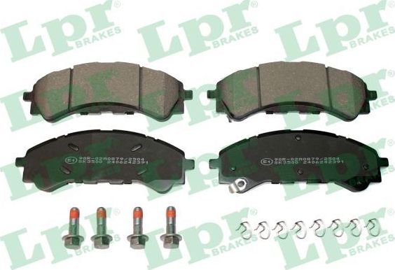 Тормозные колодки LPR для Ford Ranger III 2018-2015. Артикул 05P2391