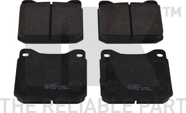 Тормозные колодки NK для Volkswagen LT I 1975-1996. Артикул 224707