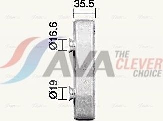 Радиатор отопителя (печки) AVA для Renault Logan II 2013-2026. Артикул RT6663
