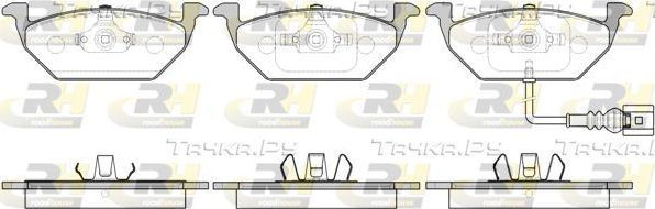 Тормозные колодки RoadHouse передние для SEAT Leon I 1999-2006. Артикул 2633.41