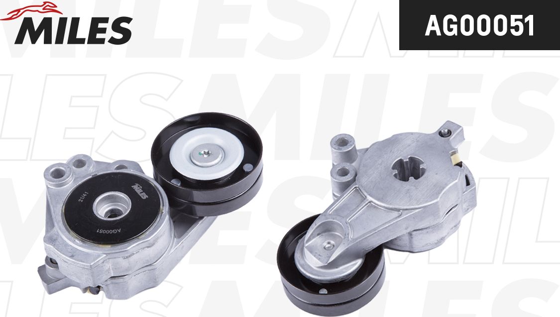 Натяжной ролик (натяжитель) приводного ремня Miles. Артикул AG00051