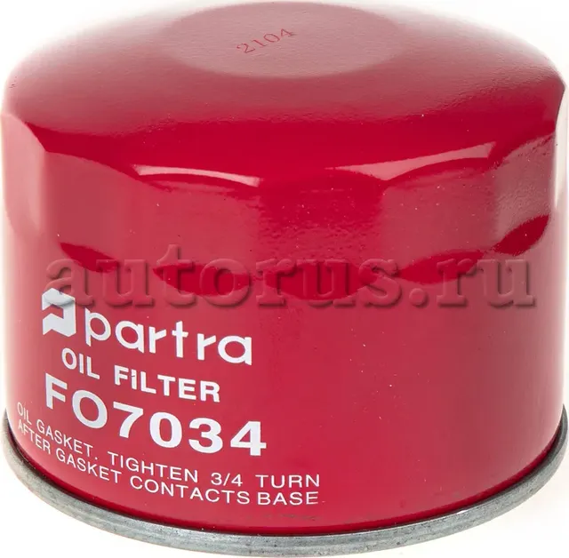 Фильтр масляный (Partra). Артикул FO7034