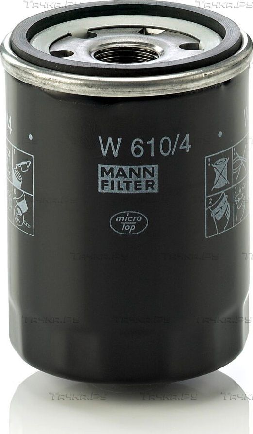 Масляный фильтр Mann-Filter для Nissan Sunny N14 1990-1995. Артикул W 610/4