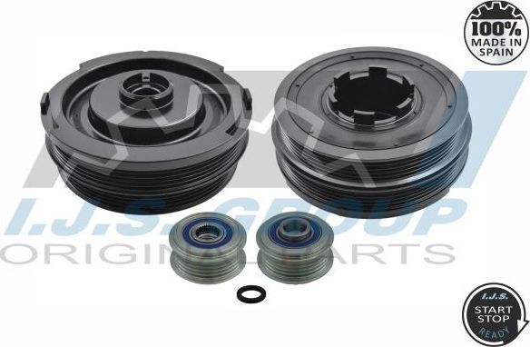 Шкив коленвала IJS Group. Артикул 17-1028KIT