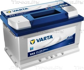 Аккумулятор Varta Blue Dynamic для Ford Mustang V 2004-2014. Артикул 5724090683132