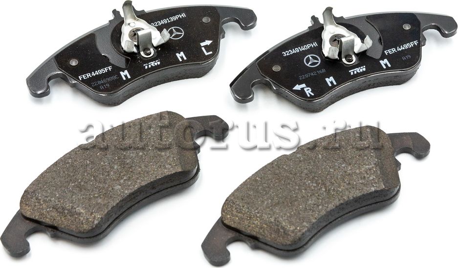 Комплект колодок тормозных 4шт Mercedes-Benz. Артикул A007420752064
