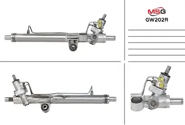 Рулевая рейка c ГУР восстановленная Great Wall Hover H3/H5 2010 (MSG). Артикул GW202R