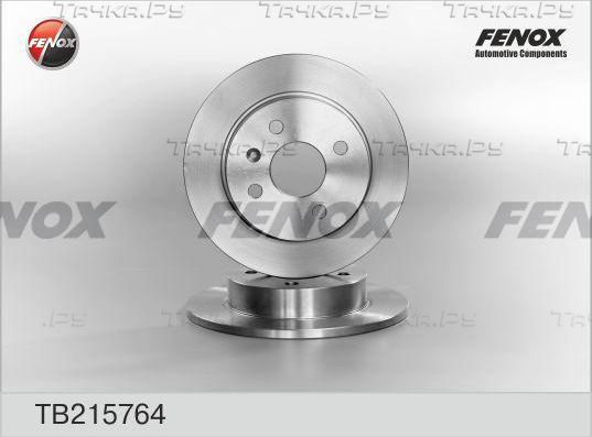 Тормозной диск Fenox задний для Opel Meriva A 2003-2010. Артикул TB215764