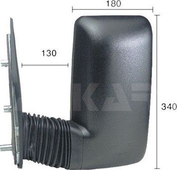 Зеркало боковое Alkar левое для IVECO Daily III 1999-2007. Артикул 9209977
