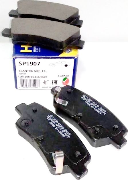 Тормозные колодки Sangsin Hi-Q. Артикул SP1907