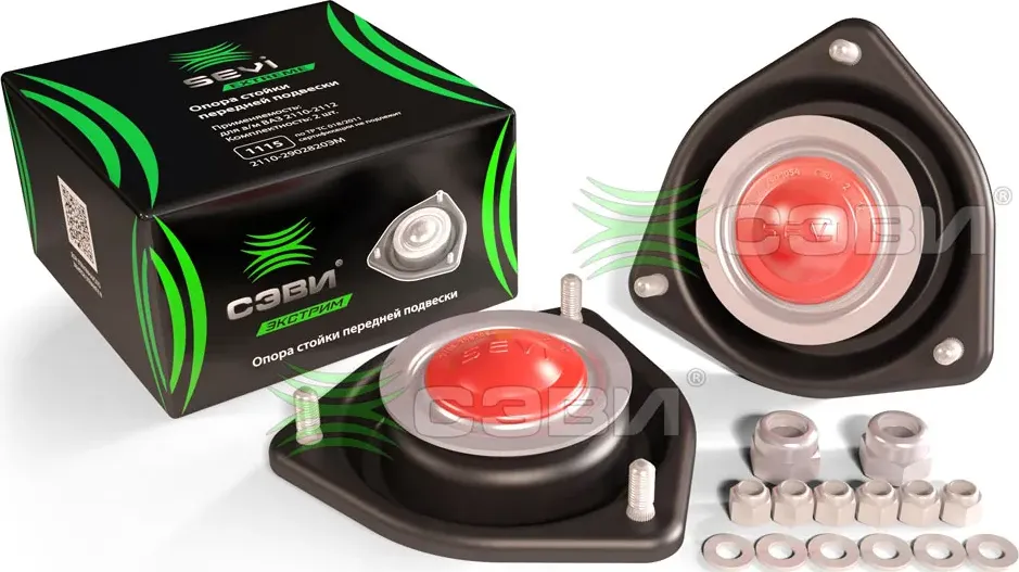 Опора стойки передней подвески СЭВИ-ЭКСТРИМ ВАЗ 2110-2112 SEVI 1115 Sevi. Артикул 1115