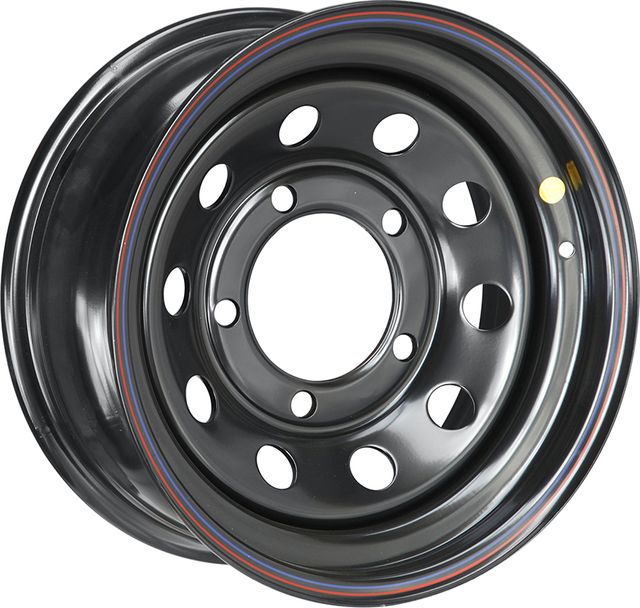 Колёсный диск OFF-ROAD Wheels усиленный стальной черный 5x165,1 7xR16 d125 ET0 для Land Rover Defender. Артикул 1670-56525BL-0
