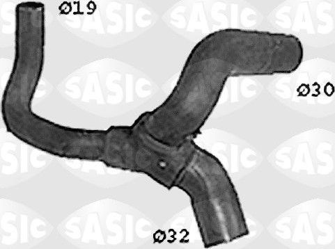 Патрубок радиатора (системы охлаждения) Sasic. Артикул SWH4280
