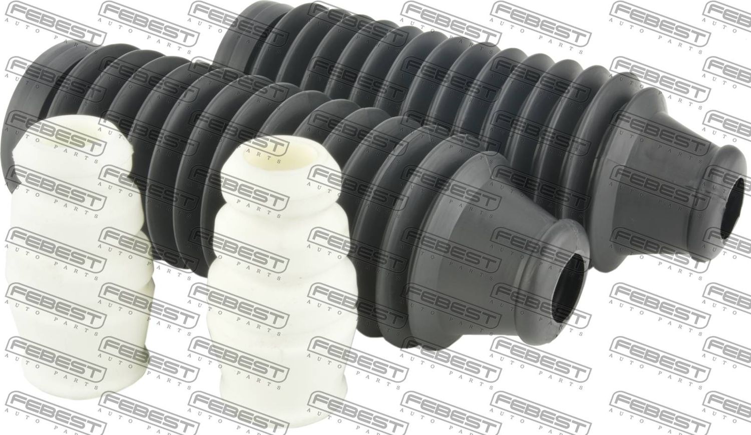 Комплект отбойников и пыльников амортизаторов (стоек) Febest. Артикул HSHB-CRZF-KIT