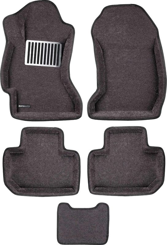 Коврики текстильные Euromat 3D Lux для салона Subaru Forester IV 2012-2018 Темно-серые. Артикул EM3D-004709G