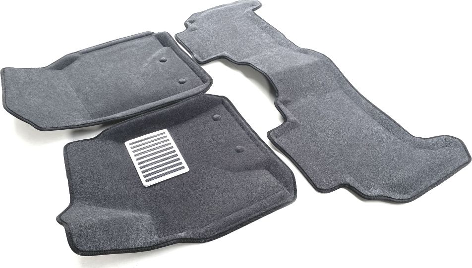 Коврики текстильные Euromat 3D Lux для салона Lexus LX570 2007-2012 Темно-серые. Артикул EM3D-005118G