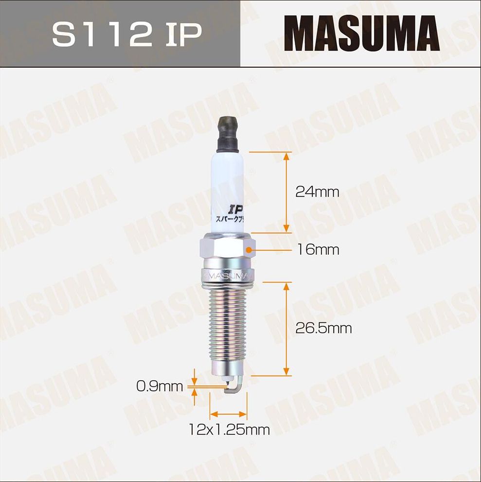 Свеча зажигания (Masuma). Артикул S112IP