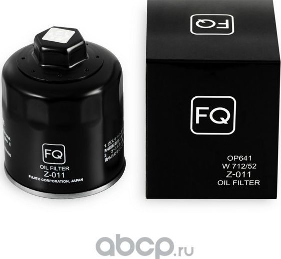 FQ Фильтр масляный (OP641, W 712/52), Z-011 FQ. Артикул Z011