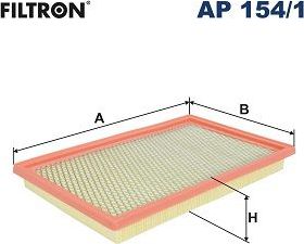 Воздушный фильтр Filtron для Fiat Sedici 2006-2014. Артикул AP 154/1