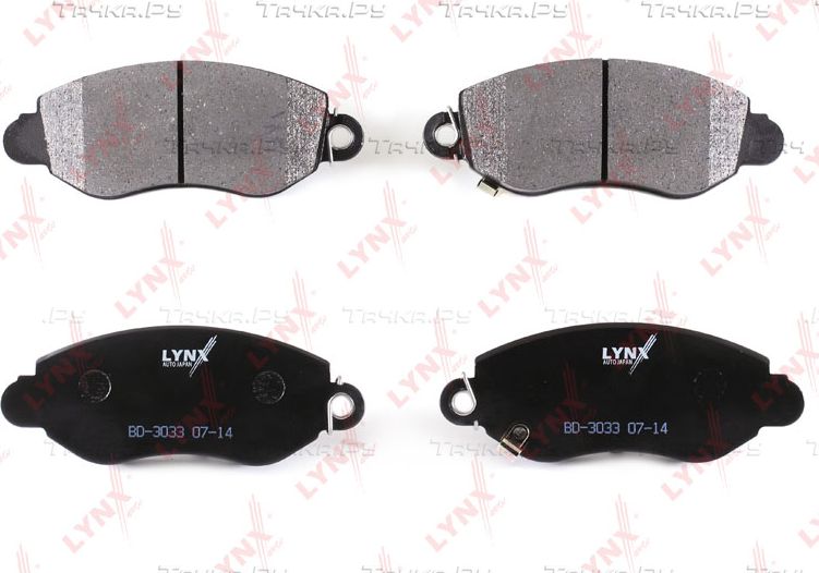 Тормозные колодки LYNXauto. Артикул BD-3033