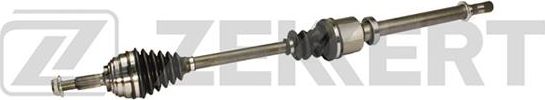 Полуось (привод в сборе, приводной вал) Zekkert передняя правая для Renault Megane II 2002-2009. Артикул AW-4821