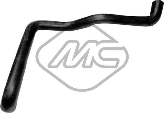 Патрубок радиатора (системы охлаждения) Metalcaucho. Артикул 98485