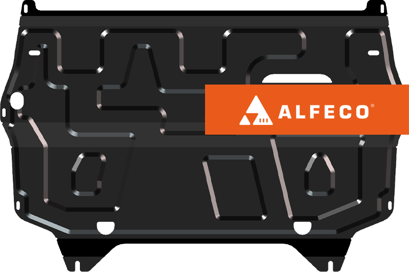 Защита Alfeco для картера и КПП (малая) Skoda Fabia II 2010-2014. Артикул ALF.20.19.2st