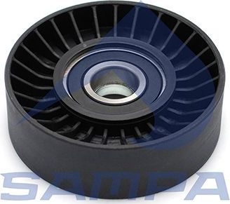 Натяжной ролик (натяжитель) приводного поликлинового ремня Sampa. Артикул 204.043