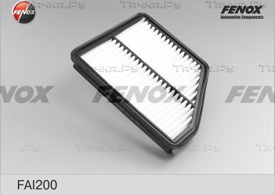Воздушный фильтр Fenox для Hyundai Matrix I 2001-2010. Артикул FAI200