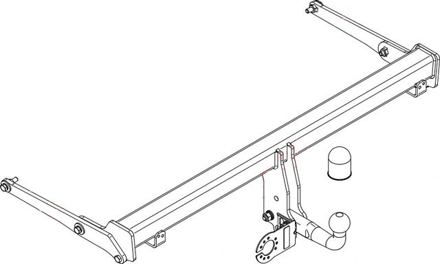 Фаркоп Steinhof для Audi Q3 II (F3) 2018-2026 (вкл. Q3 Sportback I (F3)). Артикул A-117