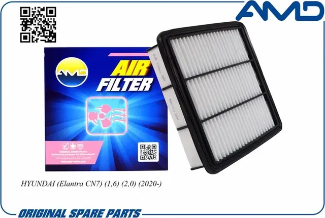 Фильтр воздушный HYUNDAI ELANTRA 2020 (AMD). Артикул AMDFA467