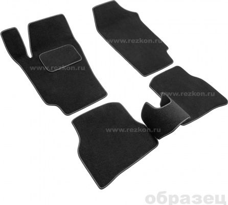 Коврики Rezkon ворсовые Стандарт для салона Mercedes-Benz CLS-Класс C219 2004-2010. Артикул 2546005111