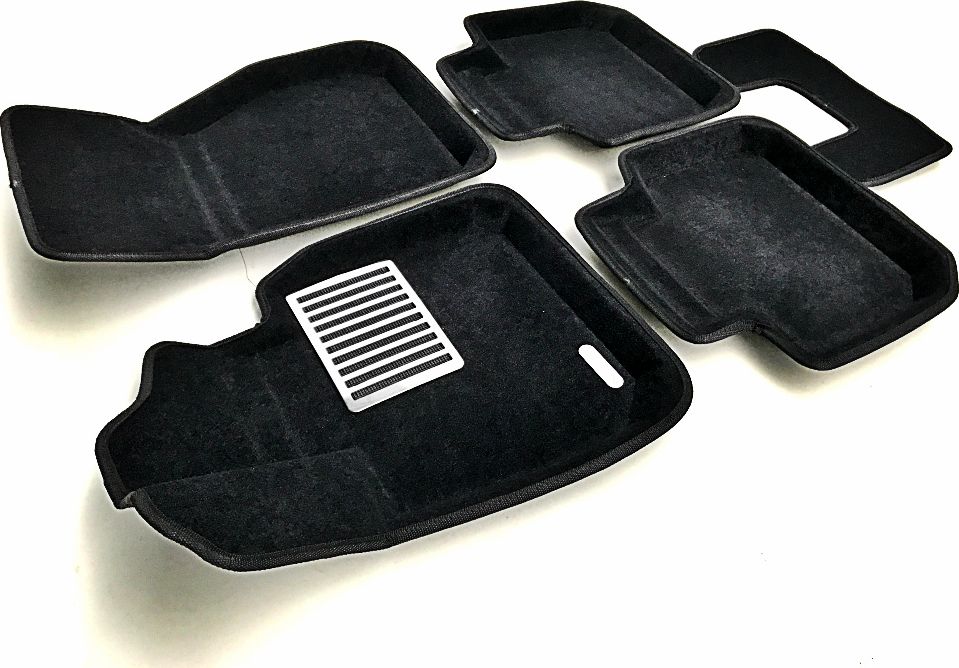 Коврики текстильные Euromat 3D Lux для салона BMW X1 F48 2016-2026. Артикул EM3D-001220