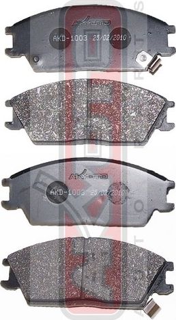 Тормозные колодки Akyoto Packing AKYOTO. Артикул AKD-1271