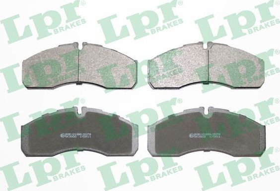 Тормозные колодки LPR. Артикул 05P1109