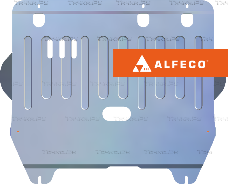 Защита алюминиевая Alfeco для картера и КПП Citroen C5 II 2008-2017. Артикул ALF.04.03 AL4
