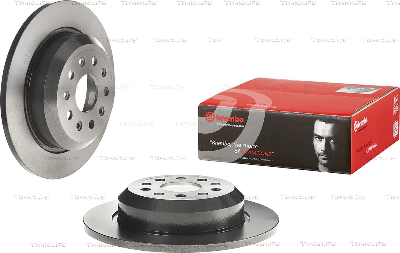 Тормозной диск Brembo PRIME LINE - UV Coated задний для Jeep Wrangler IV (JL) 2017-2026. Артикул 08.N353.11