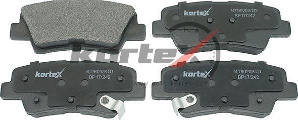 Колодки тормозные KIA SOUL 05- задн. (Kortex). Артикул KT9020STD