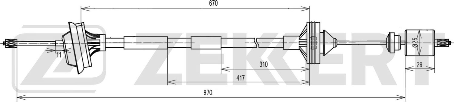 Сцепление (комплект) Zekkert. Артикул BZ-1916