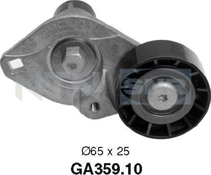 Натяжной ролик (натяжитель) приводного поликлинового ремня NTN / SNR. Артикул GA359.10