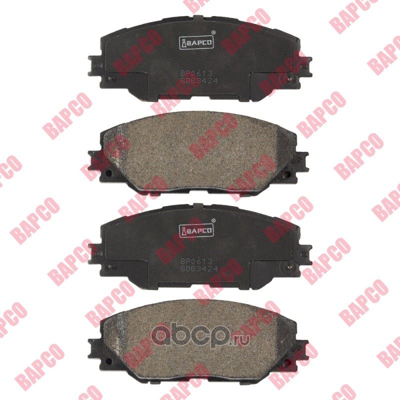 Колодки тормозные дисковые пер. TOYOTA AURIS(_E18_), MATRIX (_E14_) P (Bapco) Bapco. Артикул BP0613